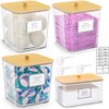 HomePekite Laundry Pods Storage Container, Clear Laundry Room Organization and