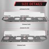 Donpida Exhaust Manifold Gasket and Bolt/Strud Set Compatible with Chrysler