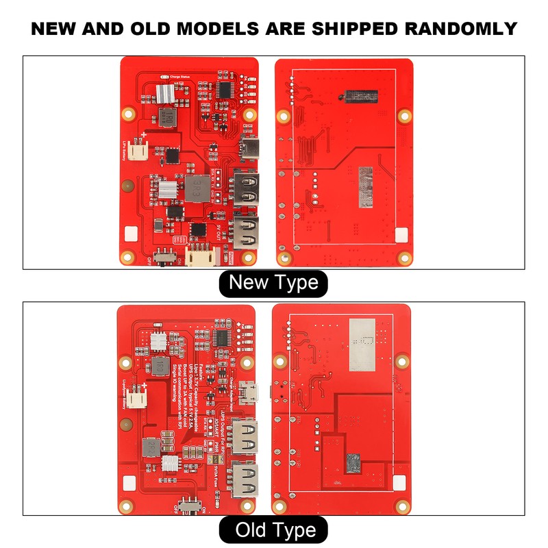 UPS Lithium Battery Expansion Board with 4000mAh Lithium Battery for
