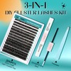 GEMERRY Lash Extension Kit 30D/40D/60D/80D/100D D Curl Lash Clusters Kit