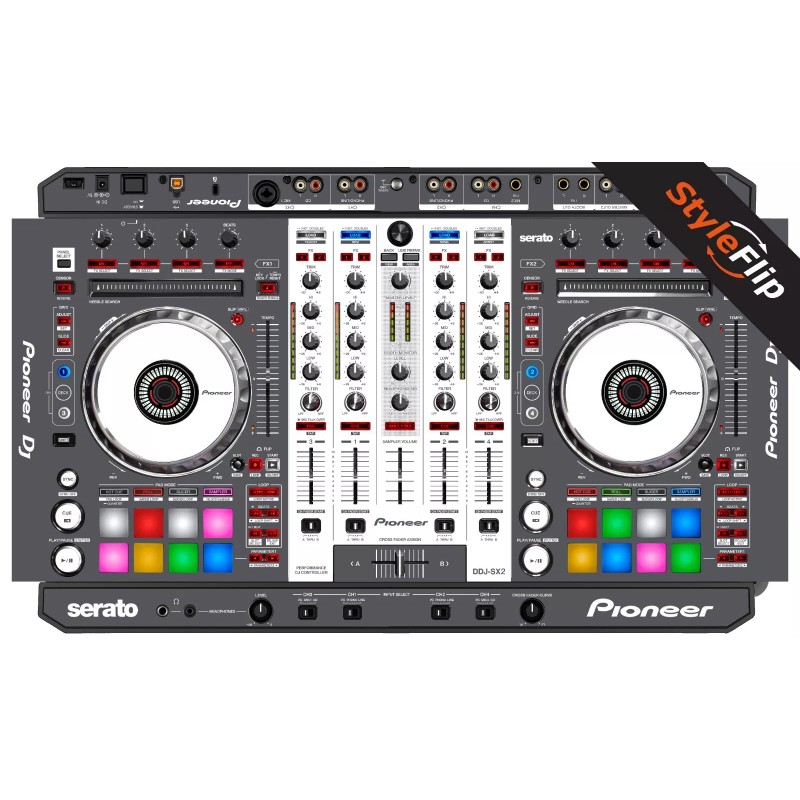 Pioneer DDJ-SX2 Skin | 7 Neutral Color Blocking | Protective