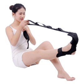 Leg Lifter Strap Multi-Loop Adjustable Elderly Handicap Disability & Pediatrics Mobility Aids with Foot Drop Corrector for Wheelchair, Bed, Car, Couch, Hip & Knee Replacement