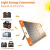 Flashfish 18V/60W Foldable Solar Panel Solar Charger Power Station Outdoor