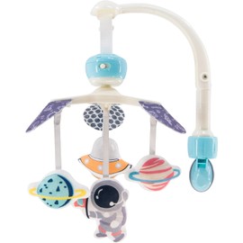 LADIDA Cot Mobiles, Baby Crib Plush Toy with Music and Spins Cot Plush，Baby Mobile for cot Babies Boys Girls Toddlers.