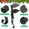 Sfcddtlg 6 Pcs Black Metal Christmas Stocking Holders - Adjustable