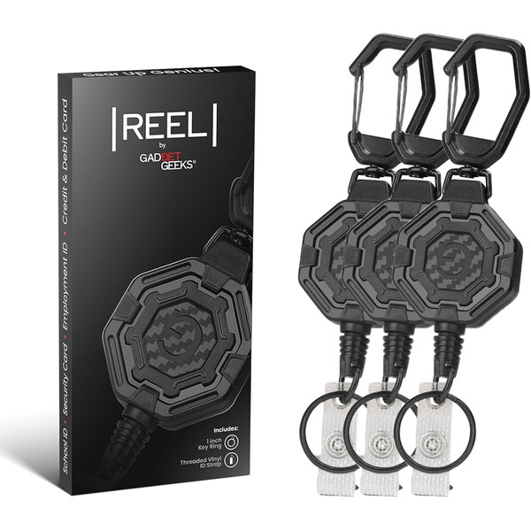 The Ultimate Retractable ID & Keychain Carabiner – Big Clip,