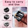 2Pcs Eyeliner Sharpener, Lip Liner Sharpener for Eyebrow Pencil, Make
