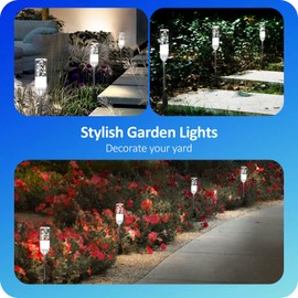 GreenClick Pathway Lights Outdoor,12V Low Voltage Landscape Lighting, 6 Pack 570 Lumen Bright LED Path Lights, IP65 Waterproof Extendable Garden Lights for Yard Walkway Patio Lawn, 6000K