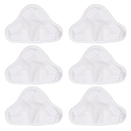 Bluwhale 6 Pack Microfibre Steam Mop Pads Floor Washable Replacement Pads Compatible with H2O X5