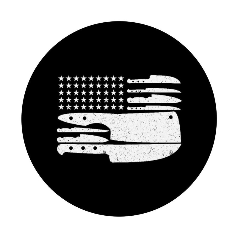 Patriotic Chef Cook American Flag Chef Knives