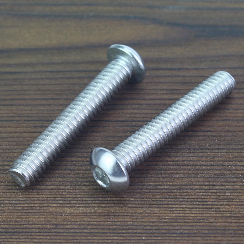 20 Pieces 1/4-20 x 1-1/2" Button Head Socket Cap Screws