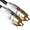 tunghey 10Pack RCA Plug Connectors Coaxial Cable Audio Adapter Gold