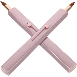 Beaupretty Cepillo De Labios Retráctil 2 Piezas Brocha De Maquillaje Portátil Con Tapa Aplicador Para Lápiz Labial Y Brillo Y Preciso Para Labios