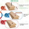 TERF® M10 (10mm) X 25mm Wood Insert Hex Socket Nuts