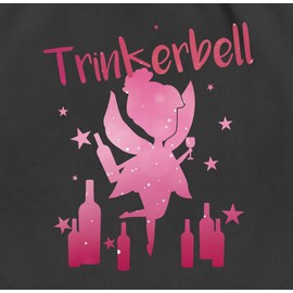 Shirtracer - Gym Bag Backpack - JGA Stag Night Women - Trinkerbell Malle, 1 black