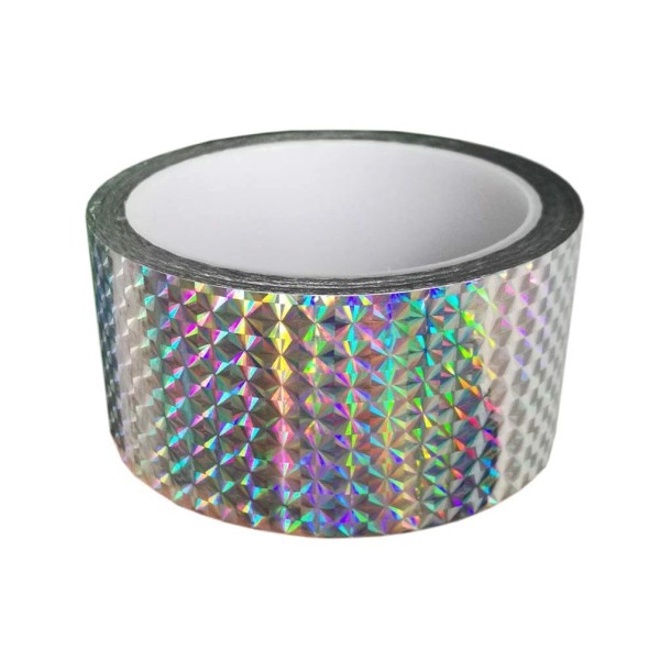 Eacilles Self-adhesive Holographic Reflective Tape For Craft Project,