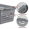 Knifefish Plastic Storage Baskets, 6 Packs