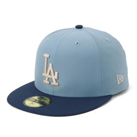 Newera 59FIFTY NER36C0545 Vintage Nylon 2-Tone ONSPOTZ Hat, LA Sax Blue/Navy, 57.0 cm