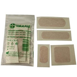 Value Aid Assorted Washproof Plasters - Pack of 20