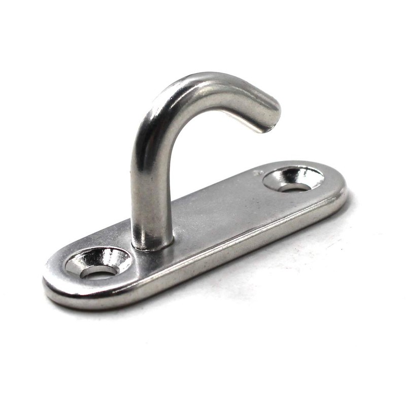 Flomore M8 Eye Plate 304 Stainless Steel Hook Wall Mounted