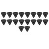 18pcs Clothes Triangle Hooks Space Saving Plastic Clothes Hanger Connector
