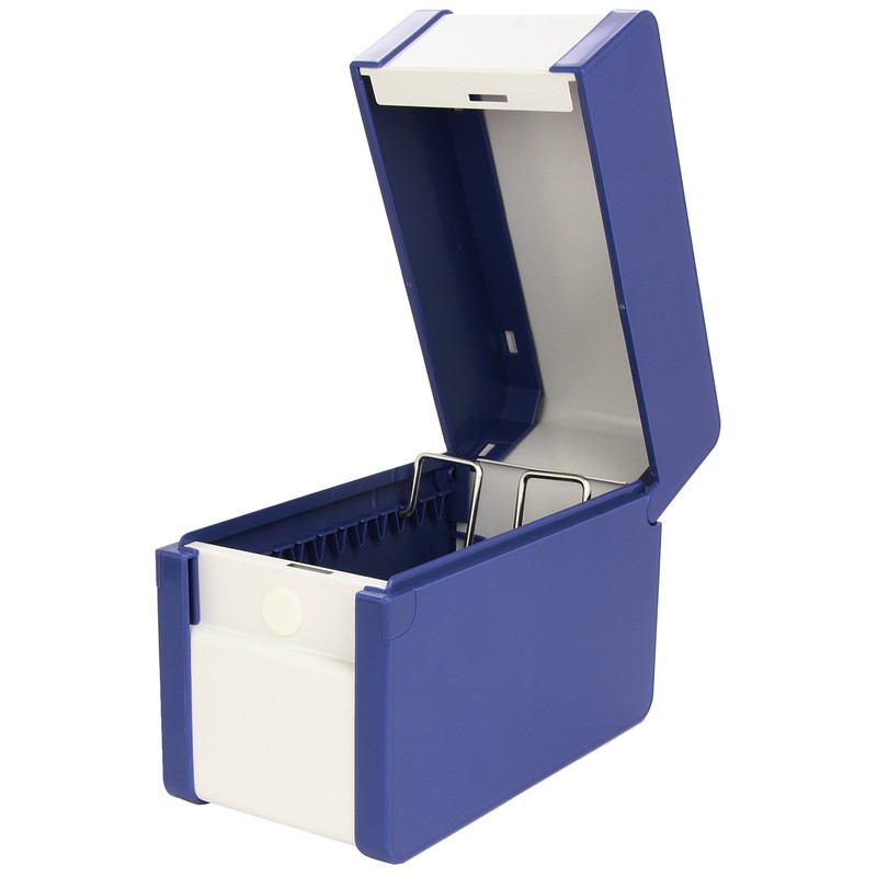 Rexel Provence File Box A6, Rectangular Metal, Non-Slip Base, Adjustable