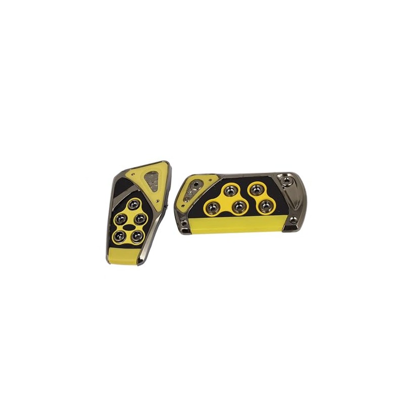 REPAIROCK Manual Car Clutch Brake Gas Pedal Pad Kit Set