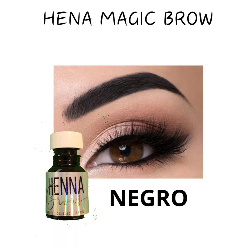 HENNA MAGIC BROW Kit Hena Ceja Hd Semipermanente Rinde +