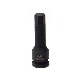Utoolmart 14mm H14 Hex Impact Socket, 1/2-Inch Drive Allen Bit, Cr-Mo Steel Master Impact Hex Driver, 1pc