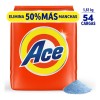 Detergente en Polvo Ace Regular Limpieza al Instante Hasta 54