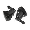 X AUTOHAUX 2pcs Windshield Washer Nozzle 2.5m Hose Connectors Kit