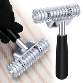 WILLBOND Carpet Seam Roller Grooming Carpet Pile Roller Seaming Spiked Star Rugs Wheel for Seamless Installation of Mats in Hotels, Homes, Conference Rooms