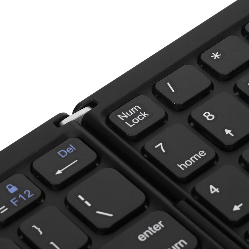 Foldable Bluetooth Keyboard Low Latency Bluetooth 5.1 Full Size Keyboard