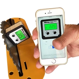 Wixey Smart Angle Gauge Inclinometer with Bluetooth Connectivity to WixeyTalk App for Remote Display and Audio