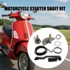 Ollanoos Motorcycle Starter Lever Shaft Kit, Moped Kick Start Lever