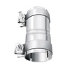 Stainless Steel 2 to 2 Inch Exhaust Adapter, 2" ID