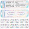 Disposable Eyebrow Design Stencil Eyebrow Tint Airbrush Auxiliary Sticker for
