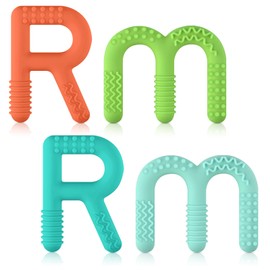 ERKOON Sensory Chew Toys for Autistic Children,Tubes Teething Tubes for Autism, ADHD, SPD, Chewies with Special Needs, Oral Motor Chewy Tool for Sensory Kids (4 Pacs#2)