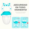 Chupón Para Fruta Y Papilla con Seguro Y Tapa Dibujos