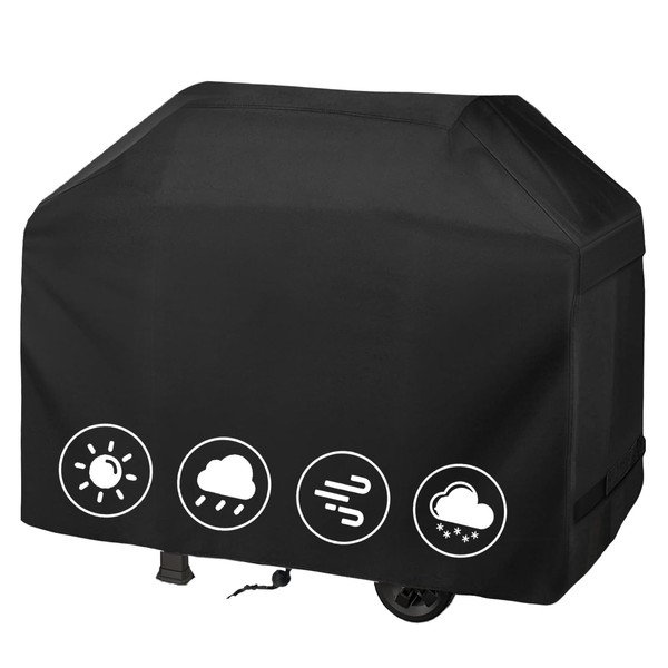Zueyen Barbecue Cover Weatherproof 420D, Oxford Fabric Gas Grill Cover,