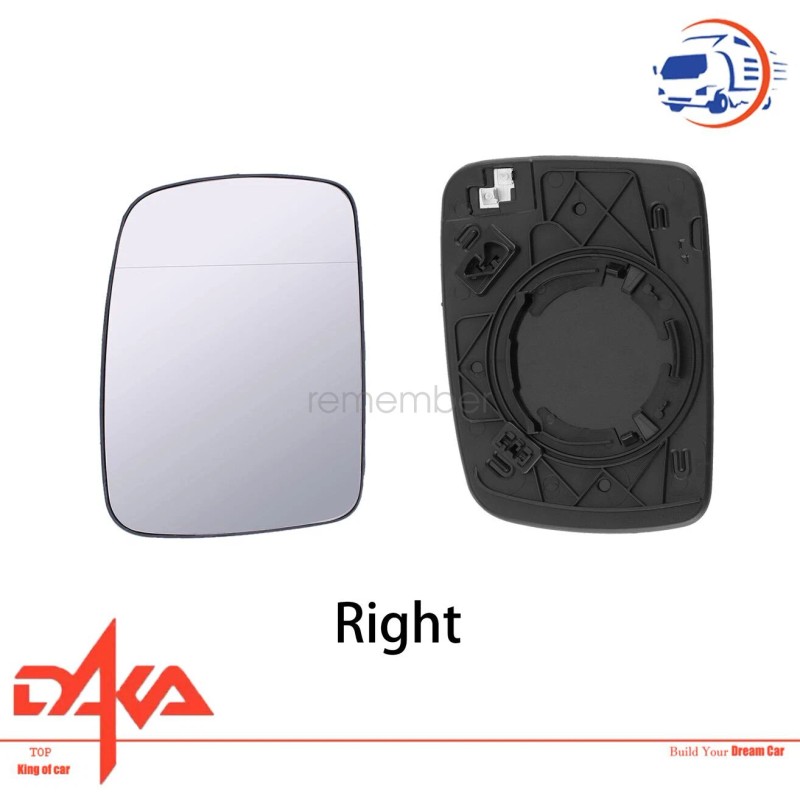 Unbranded New RH Passenger Side Mirror Glass with Heated Fit