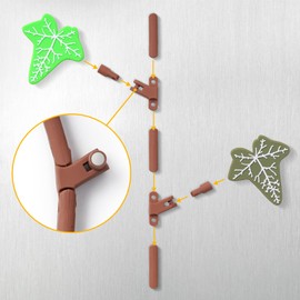 Ivy Fridge Magnets Vine with 6 Leaf Magnets, 3D Decorative Plant with Quick-Detachable Stems, DIY Creative Styling for Refrigerator, Home, Office & Kitchen Decor