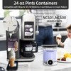 4 Pack ninja creami swirl pints and Lids,NC700 Makers Containers