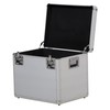 Vestil CASE-L Aluminum Large Storage Case Silver