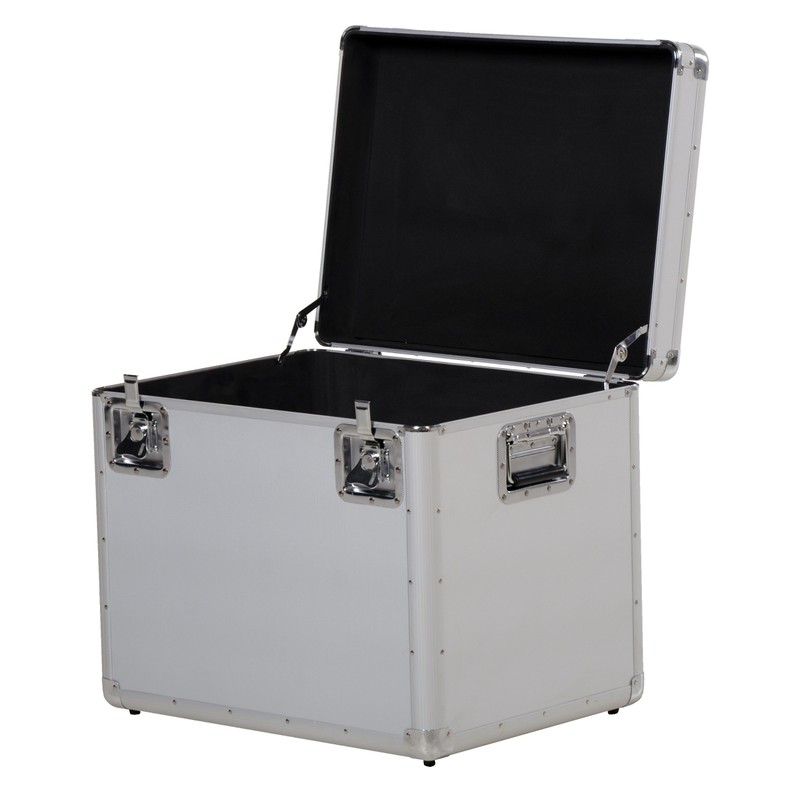 Vestil CASE-L Aluminum Large Storage Case Silver