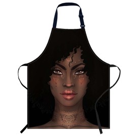 Smooffly Vintage Ice Cream Apron Chefs Apron, Cooking and Baking Apron for Men and Women, Kitchen Aprons, Butchers Apron, BBQ & Catering Bibs