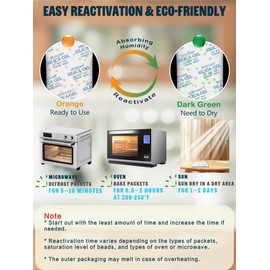 Vbeijll Premium 5 Gram 20 Pcs Desiccant Silica Gel Packets for Lab Distillation Apparatus, Moisture Absorbers for Food Grade Silica Packets for Foods, Seeds, 3D Filaments, Electronics, Safes