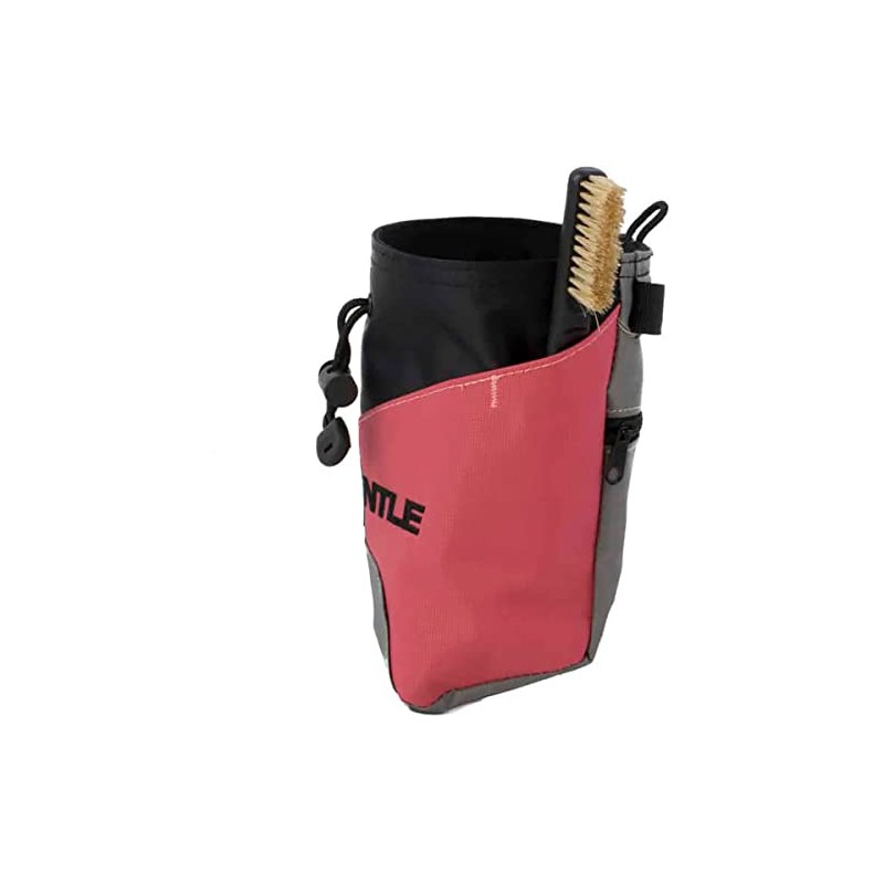 Mantle Chalk Bag Crimpy in Black/Apricot/Grey for Climbing Chalk for