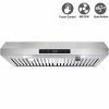 SNDOAS 30" Kitchen Under Cabinet Range Hood 600CFM Touch Panel