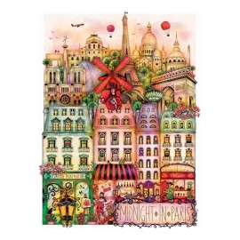 Ki Puzzles Rompecabezas Arte Paris A La Medianoche 1000 Pz Ki Puzzles